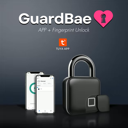 GuardBae™️  Fingerprint Padlock